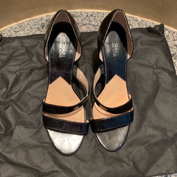 Michael Kors Black Patent Leather Heels - Picture 3 of 7